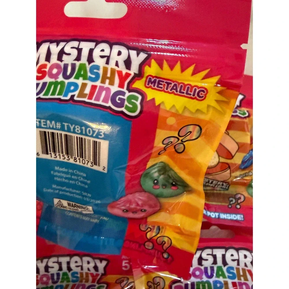 Lot of 6 Mystery Squashy Dumplings Metallic Series Blind Bag Royal Deluxe